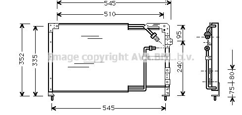 AVA QUALITY COOLING Kondensators, Gaisa kond. sistēma MZ5103